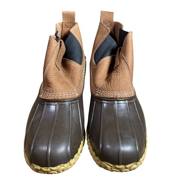 Man's Boots L.L.Bean Bean Boot 6.5" Chelsea Duck Boot Waterproof 13M Item 520264 - Picture 4 of 11